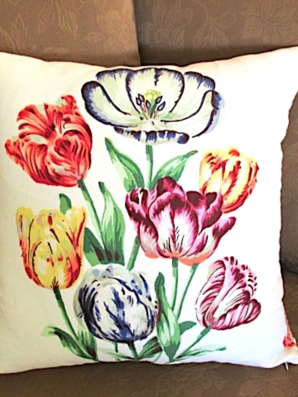 Handmade Floral Pillow Cases (2)